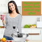 Food Mill With Mixing Bowl - Mixing Bowl Included - Bezrat Stainless Steel