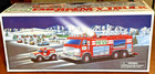 2005 Hess Red Emergency Fire Truck With Rescue Vehicle - Brand New In Box