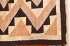 Antique Large Navajo Rug Textile Native American Indian 71x40 Weaving Vintage