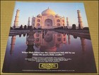 1985 Taj Mahal Johnnie Walker Black Label Whisky Print Ad Vintage Advertisement