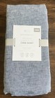 Pottery Barn Baby Belgian Flax Linen Crib Skirt 16    Drop Indigo Blue  new   89