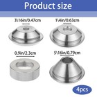 4 Pcs Texture Sprayer Orifice Tip Set  3 Nozzle Tips 1 Threaded Collar Drywall W
