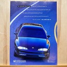 1996 Oldsmobile Aurora Black Sedan V8 Vintage Print Ad Road Car Auto Advert