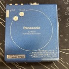 Rare Panasonic Sj Mj75 Portable Md Minidisc Player Blue Working Good Condition