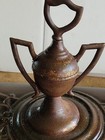 Antique Cast Iron Decorative Parlor Stove Top W  Finial
