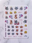 Set Of 5d Nail Decals Character Tom   Jerry Themed Nail Art Stickers