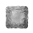 Arthur Court Grape Cluster Aluminum Serving Dish Tray 12  Square Vintage 1993