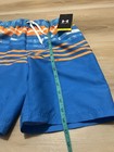 Under Armour Youth Boys L Ripple Stripe Volley Swim Trunk Shorts Lightweight