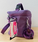 Kipling Lunch Bag Graham Insulated Travel School Food Bag Purple Passion