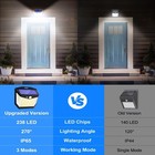 238 Led Solar Power Outdoor Wall Lights Pir Motion Sensor  Garden Security Lamp