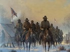G  Harvey  jackson s Winter Campaign  Framed Matted Print Civil War Memorabilia