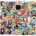 100 Pack Vinyl Skateboard Stickers Bomb Luggage Laptop Graffiti Decals Lot Cool