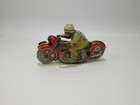 Rare Schuco Windup Motodrill 1006 Motorcycle Made In Us-zone Germany Circa 1950