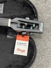 Stagg Ecl 4 4 Bk - Black Electric Cello With Bow And Carrying Bag - New W  Tags