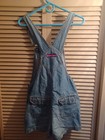 Vtg 90 s Tommy Hilfiger Womens Carpenter Overalls Size S p Bib Spell Out Flag