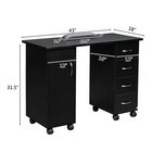 Computer Desk Pc Laptop Table W drawer Home Office Study Workstation 3 Drawer