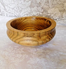 Artist Signed Hand Turned Honey Locust  Wood Bowl   6-3 4  X 3-1 2    Free Ship 