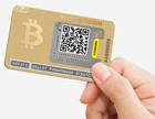 Ballet -24k Gold- Real Bitcoin Cold Storage Wallet With Acrylic Case