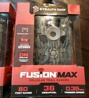  2  Stealth Cam Fusion Max   36mp Cellular Trail Camera 80ft Range New In Box
