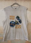 Vintage Early 2000s    good Guys  Wear Black    Tattoo Flash Art Graphic Cutoff Tee