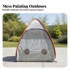 Instant-setup Spray Tent Clean Spray Tent With Access Ports Quick Setup