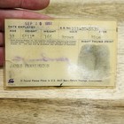 North American Aviation Employee Photo Identification Id Card Vintage 50s 1953