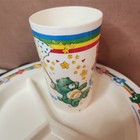 Vintage Care Bears Plate And Cup Set  Unused