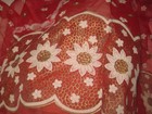Rare Nos Vtg 1950   s  Christmas Half Apron 100  Nylon Exclusive Of Ornamentation