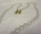 Vtg Beaded Eyeglass Cord Chain Holder Necklace 24  Long