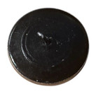 Large Antique Metal Picture Button With Brass Flower