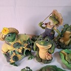 Vintage Frog Figurine Collection - Lot Of 17 Pieces