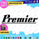 Fits Premier Drum Decal Stickers Vinyl Bass Music 70s Snare Cymbal Percusion Se