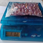 3 1-pound Bags Iridized Pink Glass Nuggets Gems Mosaic Craft Vase Fill