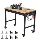 48  Adjustable Workbench Heavy Duty Workstation 2000 Lbs Load Capacity Casters