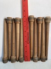 Wood Bobbins Spools Wooden Industrial Style Spindles 8 75  Wooden Quills Lot-10 