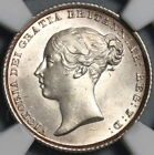 1839 Ngc Ms 64 Victoria 6 Pence Great Britain Mint State Coin  21011001c 