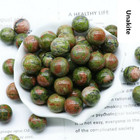 20pcs Natural Unakite Stone Round Ball Crystal Sphere Rock 16mm Reiki Chakra