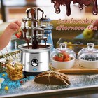 Fuente De Chocolate Profesional Para Fiestas  M  quina De Acero Inoxidable De 4 N