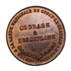 France 1848 French Revolution Mule Token Medal Courage And Discipline