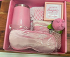 Spa Gift Basket For Women Pink Self Care Relaxing Gift Box New With Box
