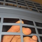 Vintage 1994 Rubbermaid  2965 Laundry Basket Light Blue Made In Usa 1 25 Bushel