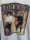 Vintage 90s Brooks   Dunn Borderline 1996 Tour Band T-shirt Large White Country 