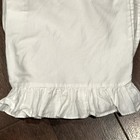 Pottery Barn Baby The Ruffle Collection Crib Skirt White Cotton 