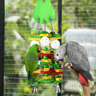 Large Bird Parrot Toys For Cockatoos African Grey Macaws Amazon Parrots