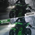 Front Led Headlight Assembly For Kawasaki Ninja 400 2018-22 Ex650 2020-22 Zx636