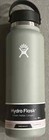 Hydro Flask Wide Flex Straw Cap Agave Green 40 Oz Water Bottle   Brand New