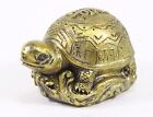 3  Gold Feng Shui Lucky Turtle Statue Figurine Paperweight Gift Home Decor