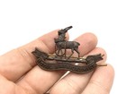 Ww1 Royal Warwickshire Regiment Officers Service Dress Cap Badge