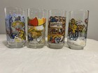 Vintage 1981 Mcdonald   s Complete Set 4 The Great Muppet Caper Drinking Glasses