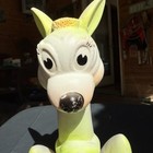 Vtg 1963 Rare Formulette Kangaroo Rubber Squeak Toy Made In The Usa 9 